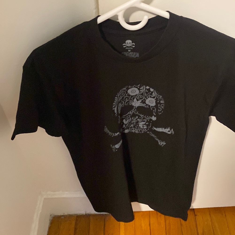 Ssur skull black t shirt